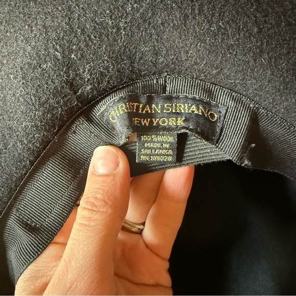 Christian Siriano New York Wool Felt Wide Brim Hat - Picture 6 of 6
